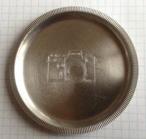 Tin glasbakke Just Andersen for Topcon R-2 camera