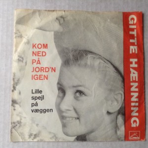 Singleplade Gitte Hnning Kom ned p Jord'n igen