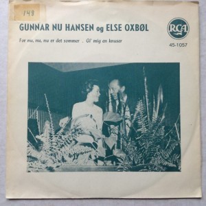 Singleplade Else Oxbl og Gunnar Nu Hansen