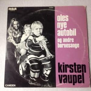 LP Oles nye autobil Kirsten Vaupel