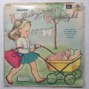 Single Peter Pan Records Lullaby an Goodnight