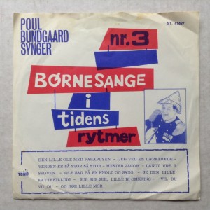 Single Poul Bundgaard nr. 3 Brnesange i tidens rytmer