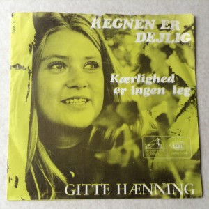 Singleplade Gitte Hnning Regnen er dejlig