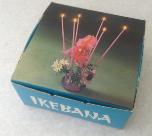 Ikebana Blomster og lysholder