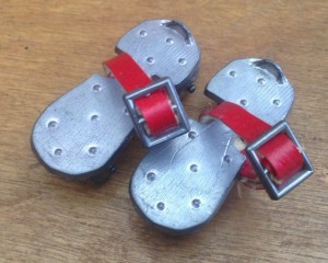 Dukke rulleskjter str. 4,5 cm
