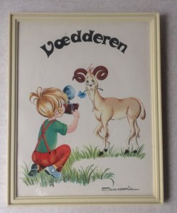 Hororoskop billede i retroramme Vdderen