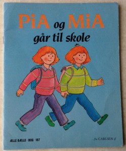 lle Blle bog 187 Pia og Mia gr i skole