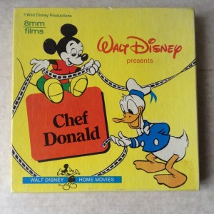 Walt Disney 8 mm film Chef Donald