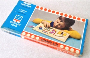 Puslespil med original ske fra Simplex Toys