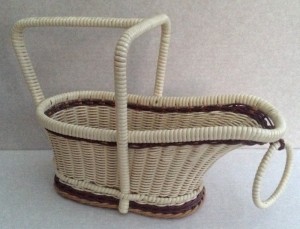 Flettet retro flaskeholder skr