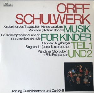 Orff Schulwerk Musik fr Kinder db LP