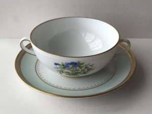 Suppekop med tallerken B&G