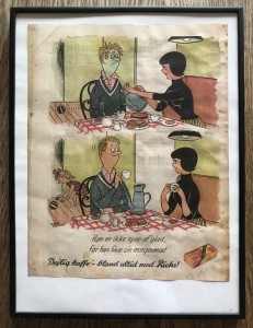 Avisreklame for Richs kaffe erstatning, Poeten og Lillemo