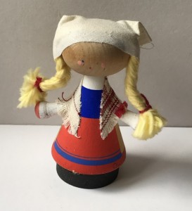 Svensk pigefigur