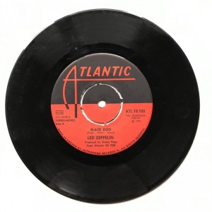 Single Led Zeppelin Black Dog uden cover