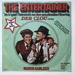 Single The entertainer - The Sting Filmmusik