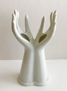 Porcelnsvase eller smykkeholder