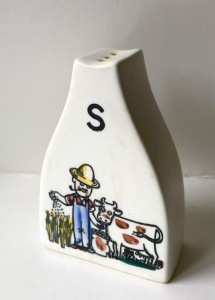 Stavangerflint saltbsse Bonde med ko