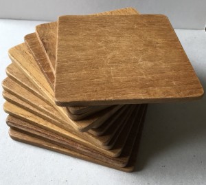 Smrebrdder af teak