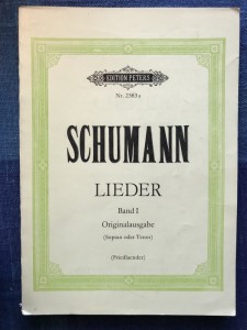 Schumann Lieder originaludgave Sopran eller Tenor