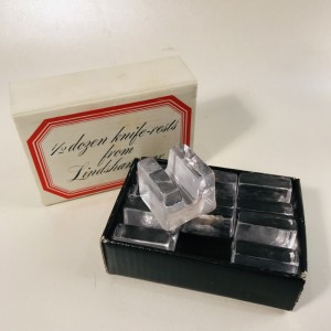 Ikea Glas Knivholdere Fra Lindshammar i original ske