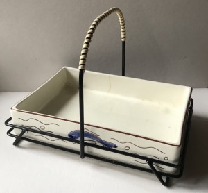 Knabstrup sildeskl med metalkurv