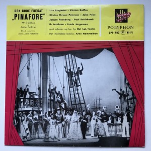 10 tommer plade Den gode Frigat Pinafore