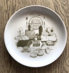 Lyngby reklame platter Danish Lurpak Butter