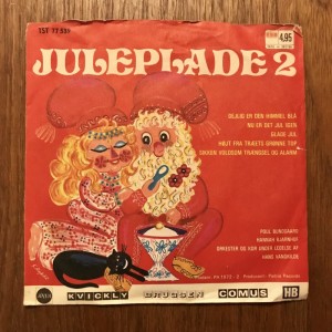 Juleplade 2 fra bla. Kvickly, Brugsen, Comus og HB