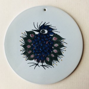 Royal Cooenhagen platte med fugl