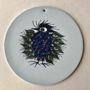 Royal Cooenhagen platte med fugl