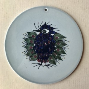 Royal Cooenhagen platte med fugl