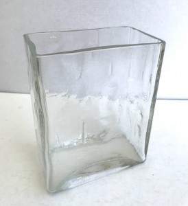 Klar glasvase Lankku, design Hele