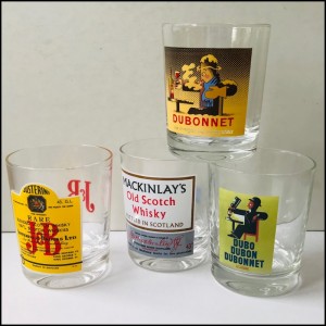 Glas til drinks France 4 stk.