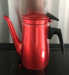 Rd Alumiums kaffekande Klverblad