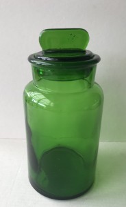 Apotekerglas grn