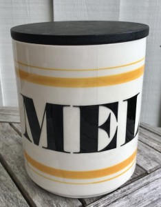 Knabstrup melbtte Karrusel hvid/gul
