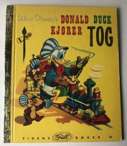 Walt Disney Donald Duck kjrer Tog