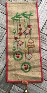 Broderet klokkestreng