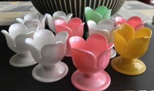 Retro plastik ggebgre 10 stk. til prisen