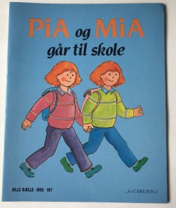 lle Blle bog 187 Pia og Mia gr til skole