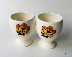 ggebgre med blomster decor porceln