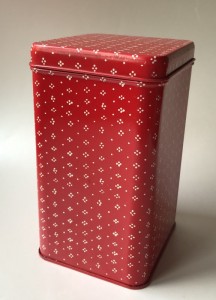 Marimekko dse rd m. hvise blomster