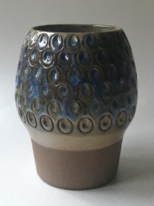 Vase med reliefmnster MA Bornholm