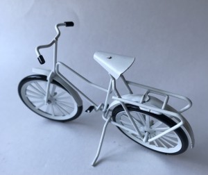Nini cykel hvid