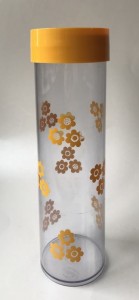 Erik Kold btte til pasta  H: 29,5 cm gul decor