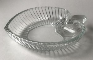 Hjerteformet glasskl