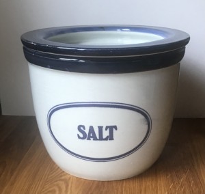 Knabstrup lgkrukke bl decor til salt