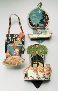 Papir julekurve med T95ivoli motiver