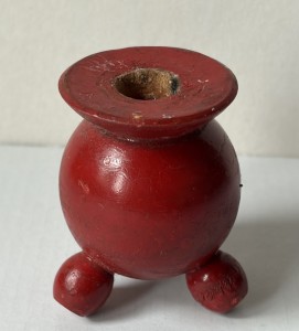 Gammel rd mini kuglebens julestage